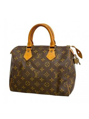 Louis Vuitton Handbag Monogram Speedy 25 Brown